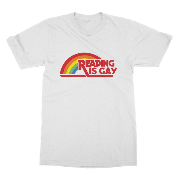Reading is Gay Classic Adult T-Shirt