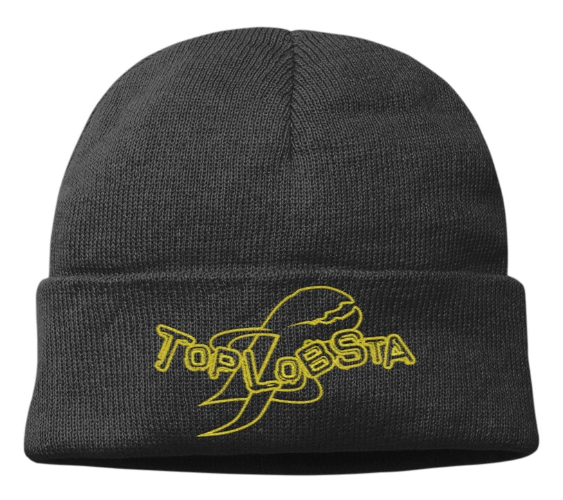 TopLobsta TL Logo Beanie – Comfortable Knit Beanie with Iconic Embroidered Logo