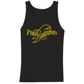 Top Lobsta embroidered logo tank top in black