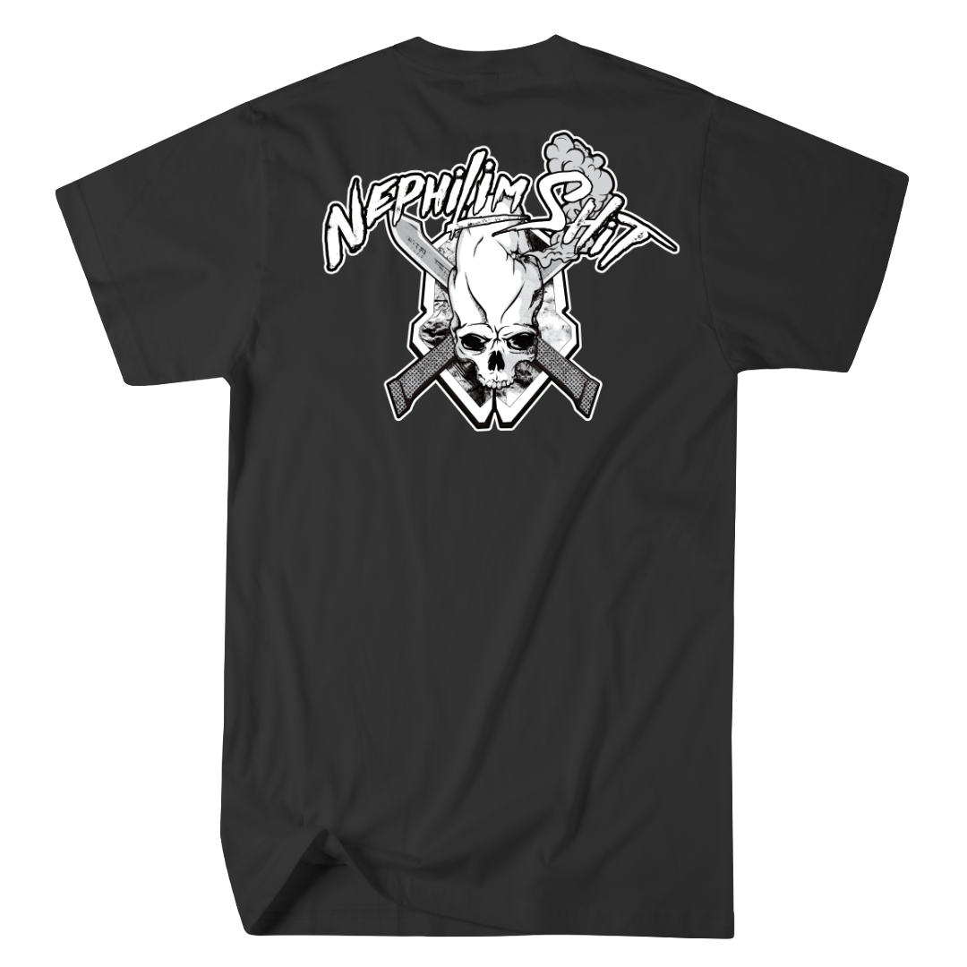 Nephilim Shit Smoke Skull T-Shirt