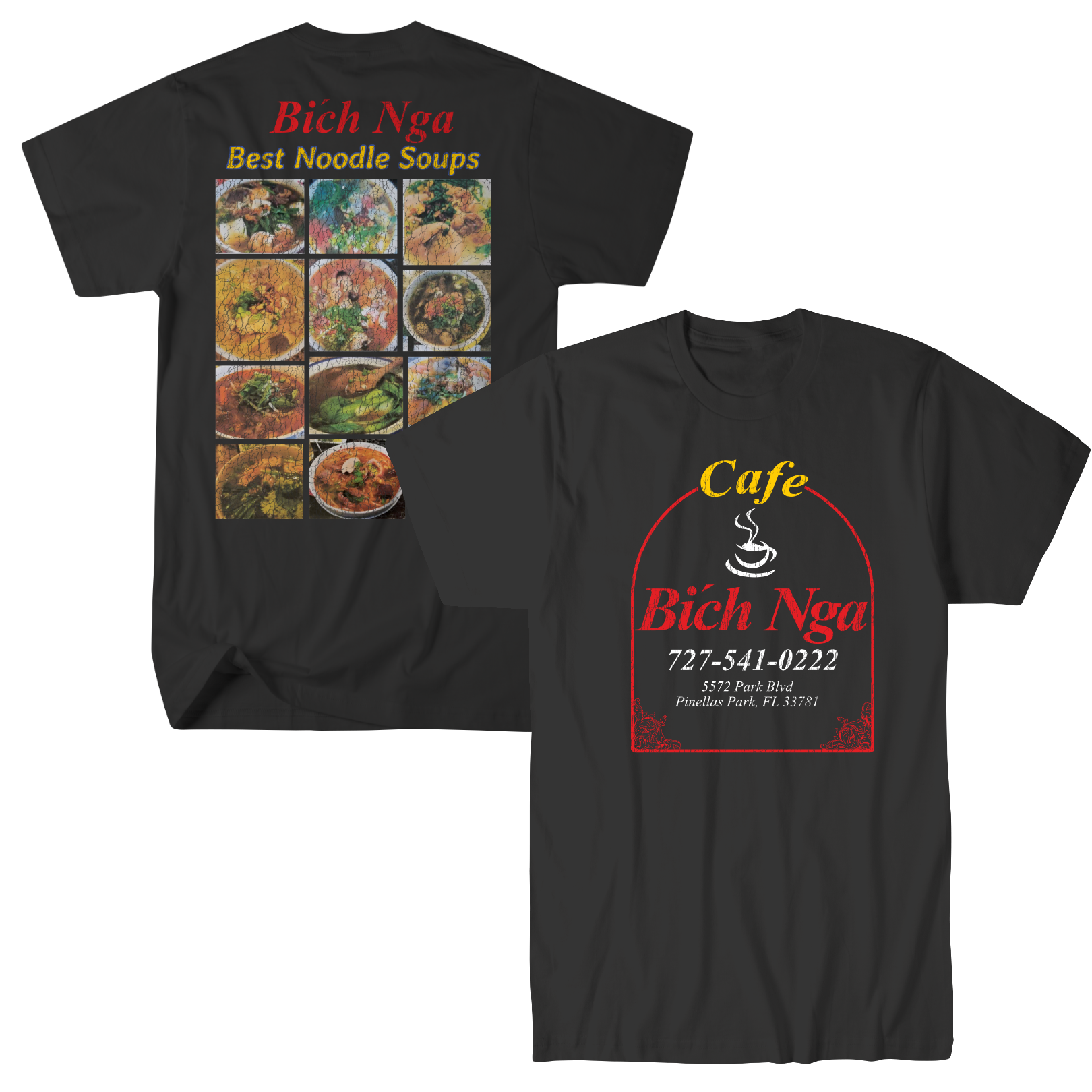 Bich Nga Cafe T-Shirt - 0