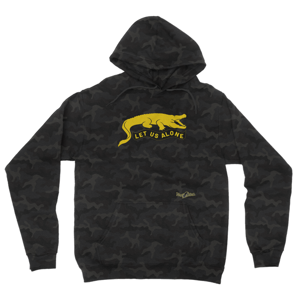 Let Us Alone Camouflage Adult Hoodie