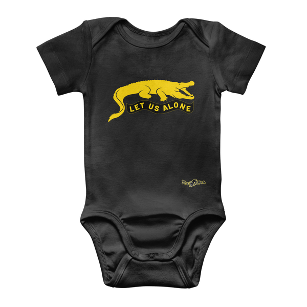 Let Us Alone Classic Baby Onesie Bodysuit