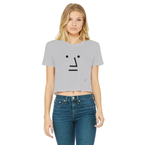 NPC. Classic Women's Cropped Raw Edge T-Shirt