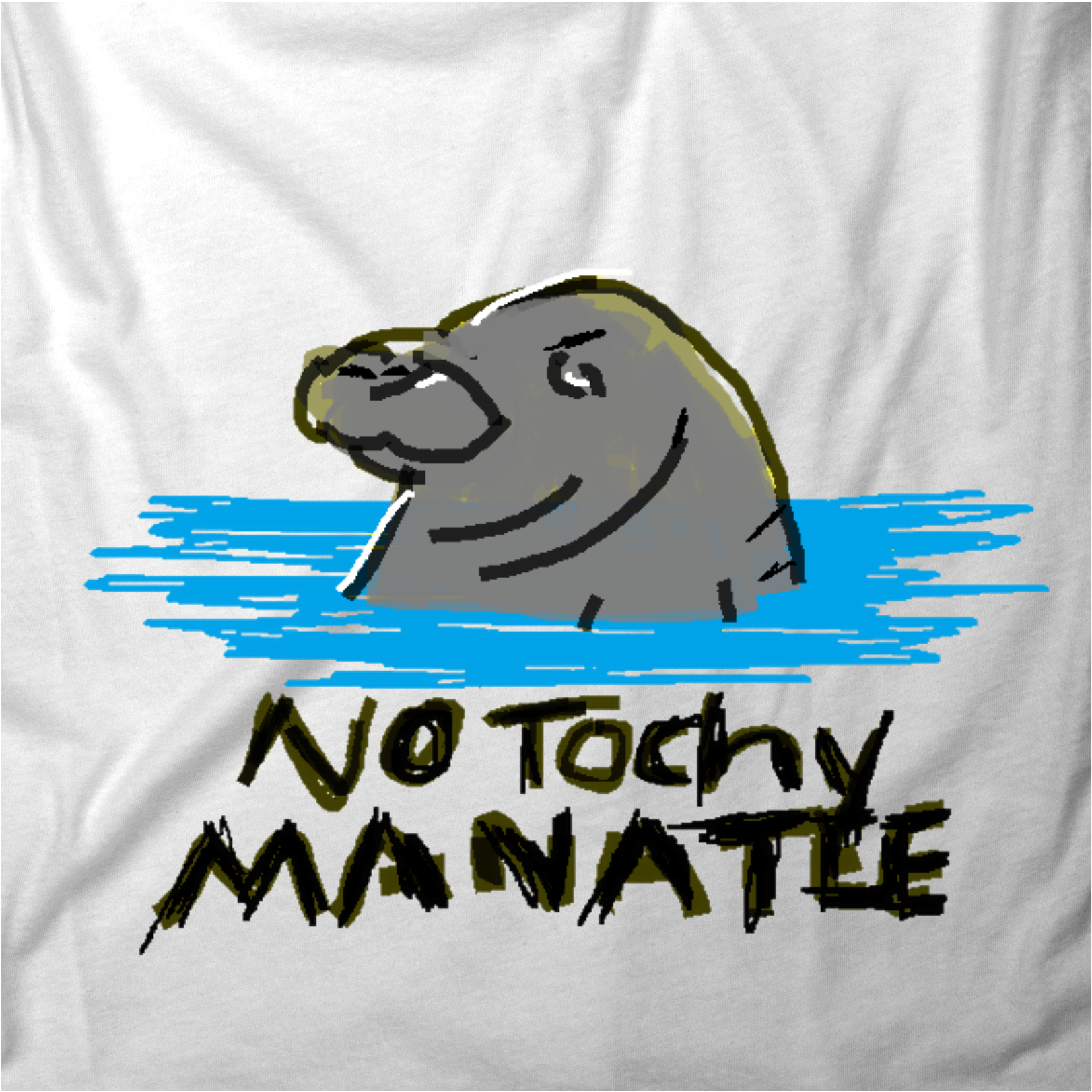 No Touchy Manatee