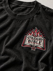 Front detail of Better to Lose a Part Christian pirate graphic tee
