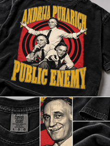 Andrija Puharich Public Enemy product detail close-up