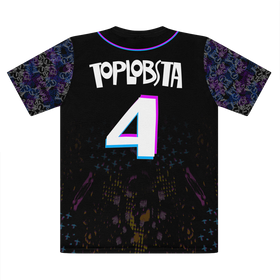 TopLobsta Baseball Jersey Premium Cut and Sew Sublimation Unisex T-Shirt - 0