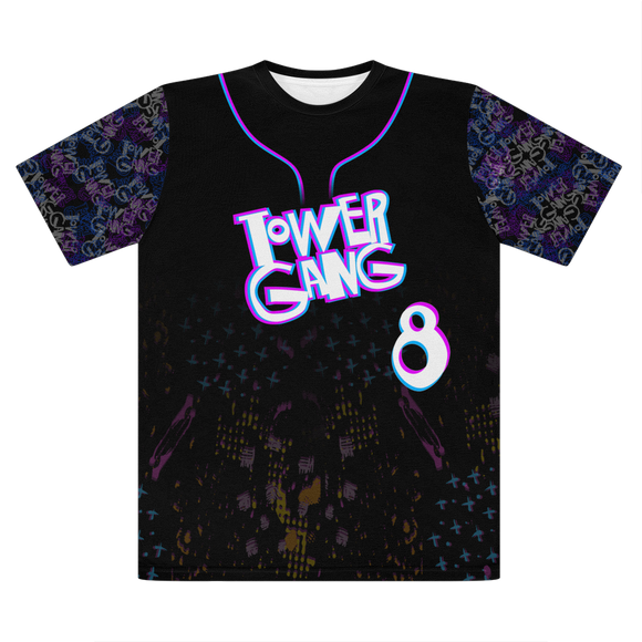Clint Baseball Jersey Premium Cut and Sew Sublimation Unisex T-Shirt