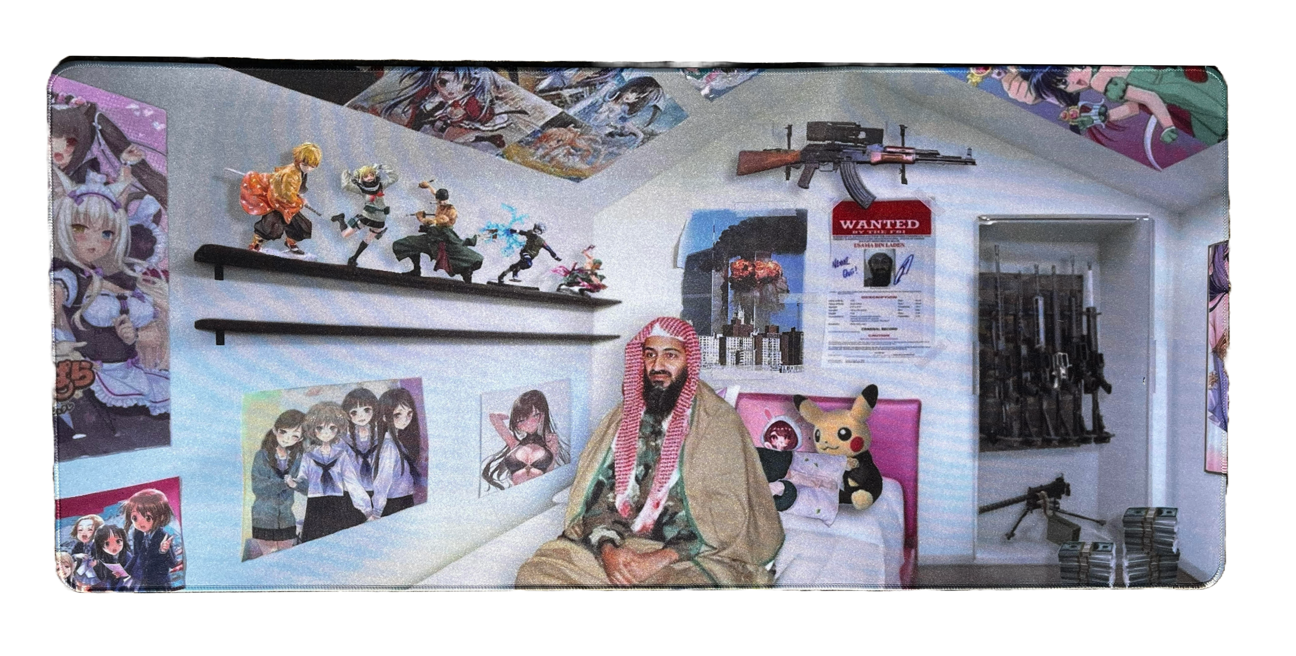 Osama Bin Laden Extended mousepad