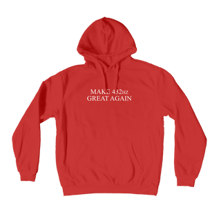 Make 432 hz Great Again Premium Adult Hoodie
