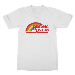 Reading is Gay Classic Adult T-Shirt