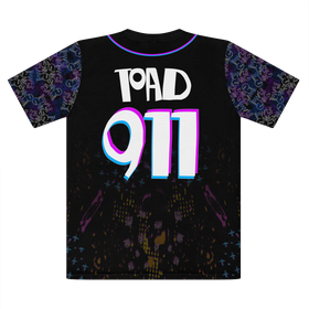 Toad Baseball Jersey Premium Cut and Sew Sublimation Unisex T-Shirt - 0
