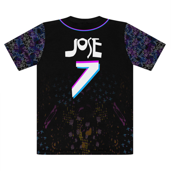 Jose Baseball Jersey Premium Cut and Sew Sublimation Unisex T-Shirt