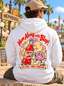 Nephy Co. Blap Hum Along Hoodie - White