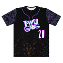 Cole Baseball Jersey Premium Cut and Sew Sublimation Unisex T-Shirt-1