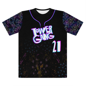 Cole Baseball Jersey Premium Cut and Sew Sublimation Unisex T-Shirt