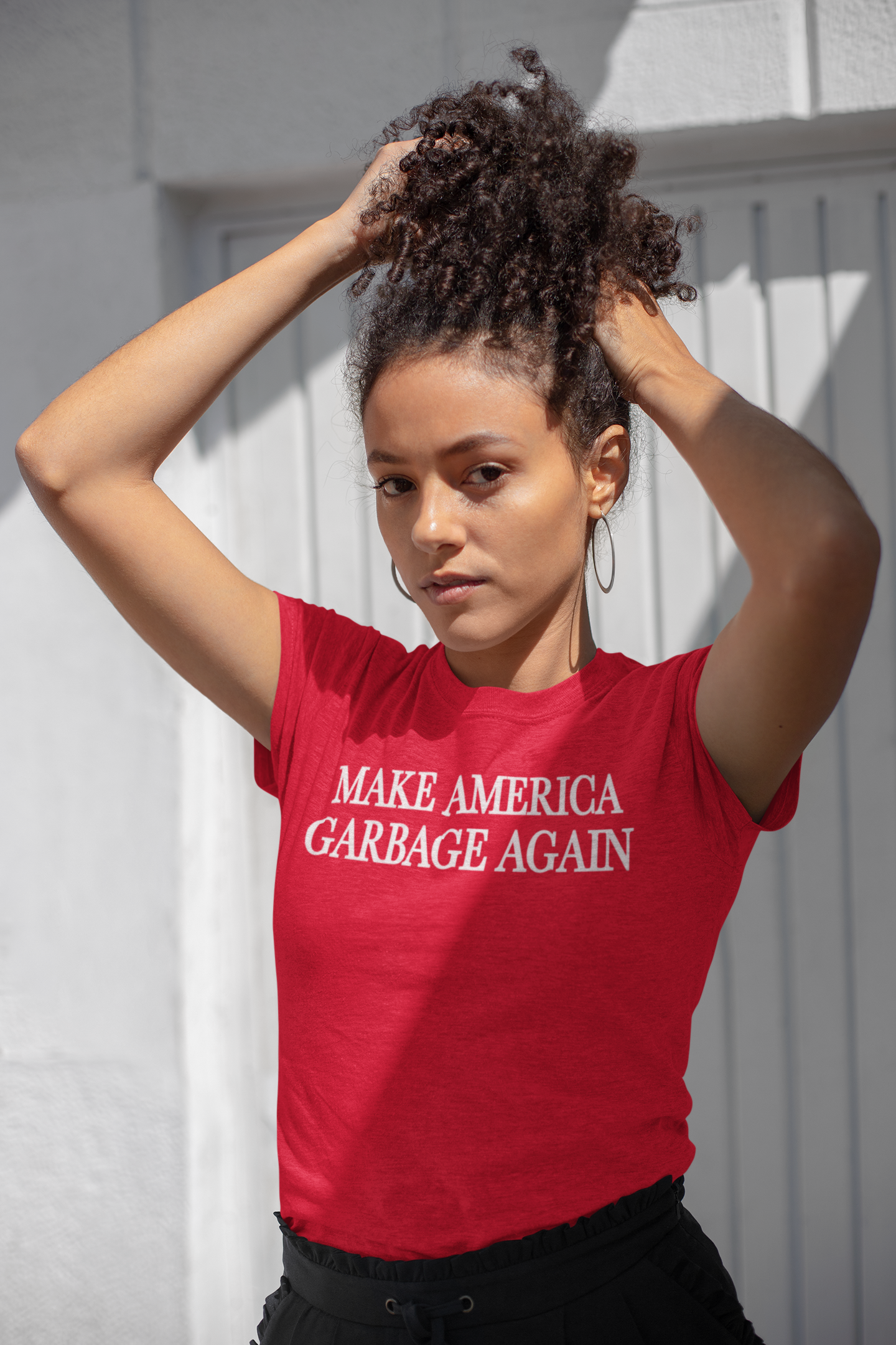 Make America Garbage Again T-Shirt – Bold Political Statement Tee with Puerto Rico Reference - 0