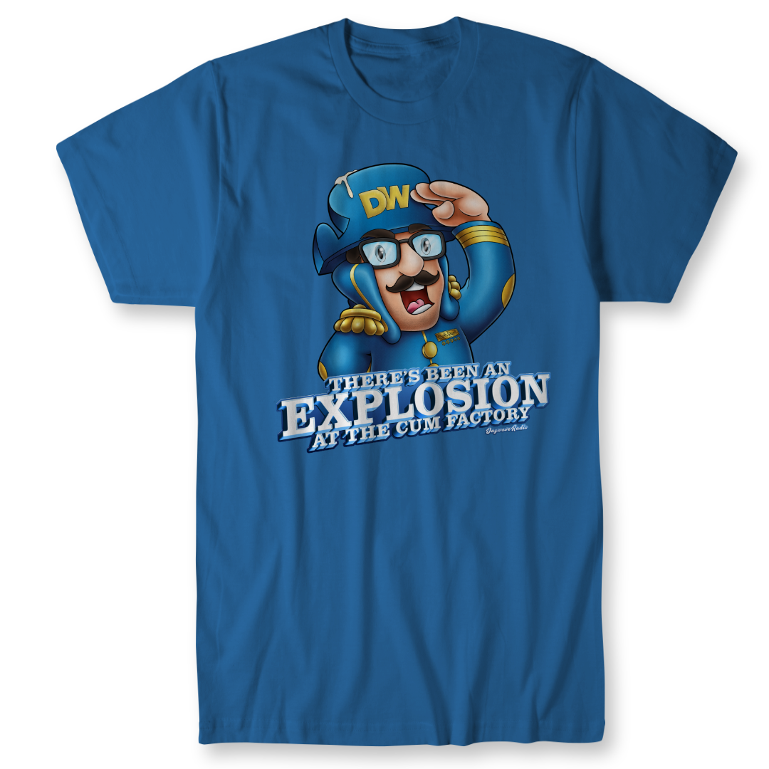 Expolsion at the Cum Factory T-Shirt-3