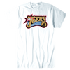 J6ers T-Shirt by TopLobsta – white tee, front view
