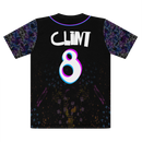 Clint Baseball Jersey Premium Cut and Sew Sublimation Unisex T-Shirt-2