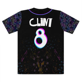 Clint Baseball Jersey Premium Cut and Sew Sublimation Unisex T-Shirt - 0