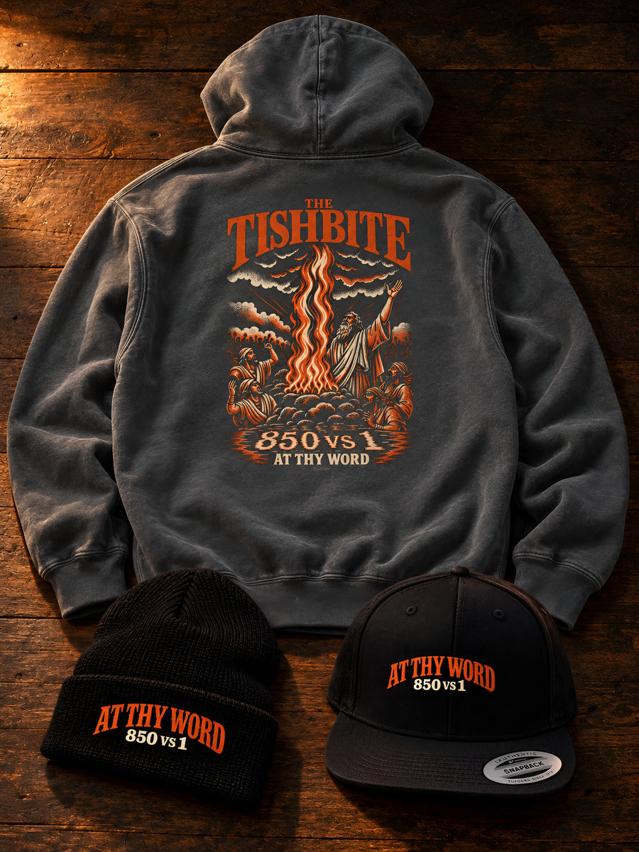 At Thy Word bundle: Pepper hoodie with embroidered beanie and snapback hat