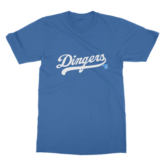 Buy royal-blue Dingers Wht Classic Adult T-Shirt