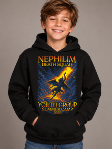NDS Youth Group Summer Camp 2025 T-Shirt – Youth Hoodie – Black (youth model)
