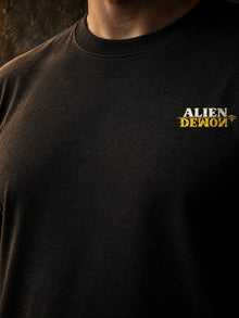 Demon Definition T-Shirt by Nephilim Death Squad: black tee print detail