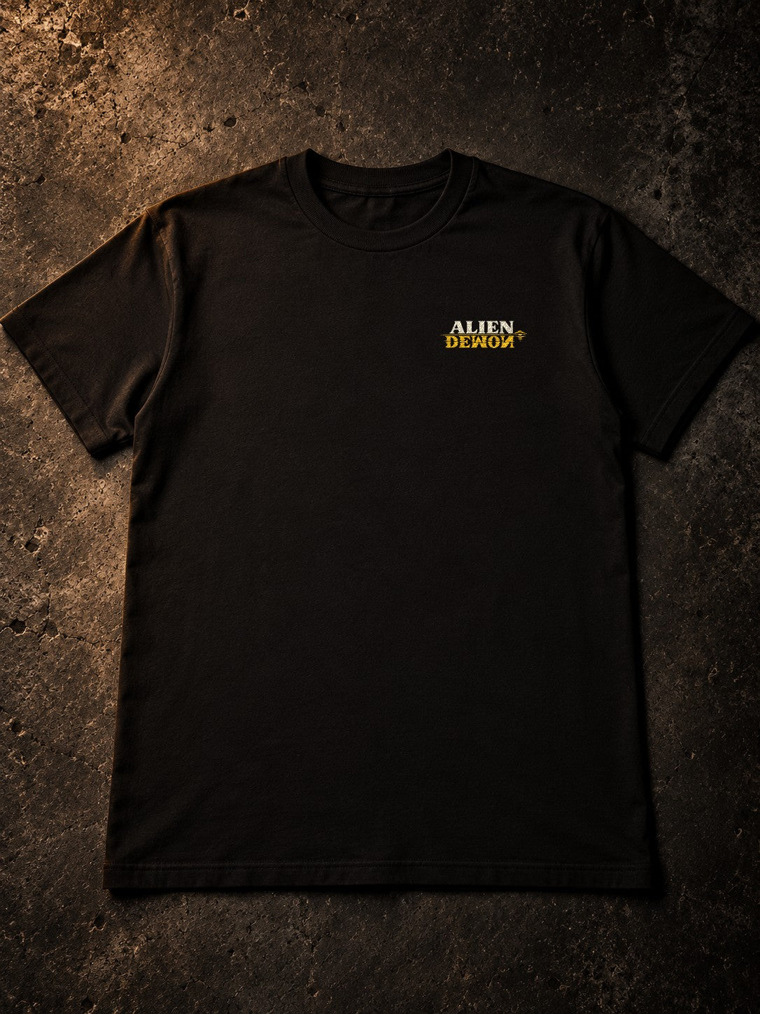 Demon Definition T-Shirt by Nephilim Death Squad: black tee flat lay