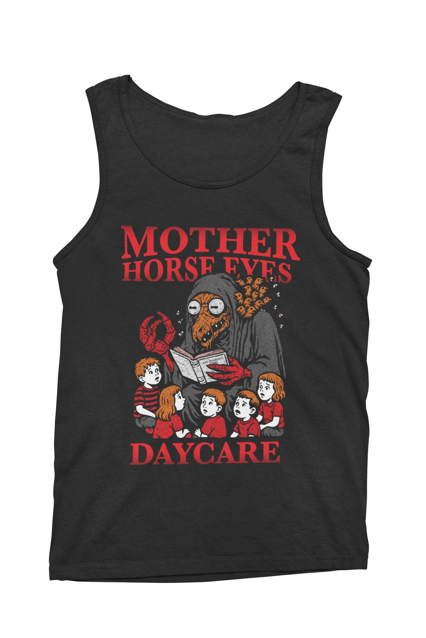 Mother Horse Eyes Daycare Tanktop