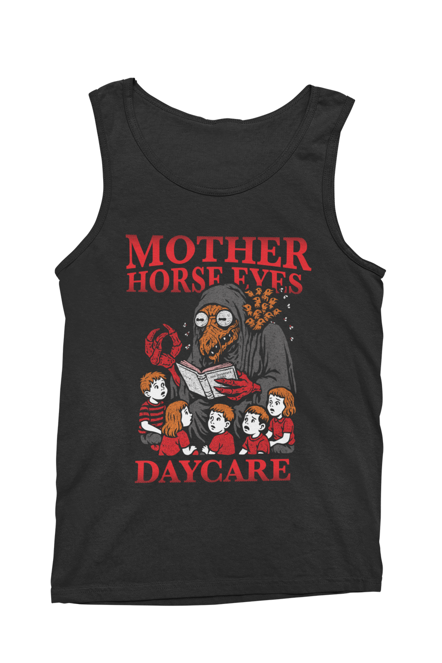 Mother Horse Eyes Daycare Tanktop