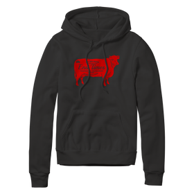 Red Heifer Center Hoodie