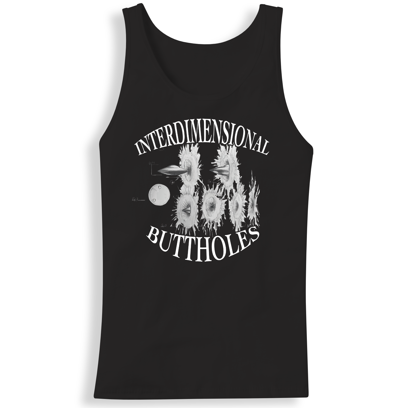 Bold summer fashion graphic tank