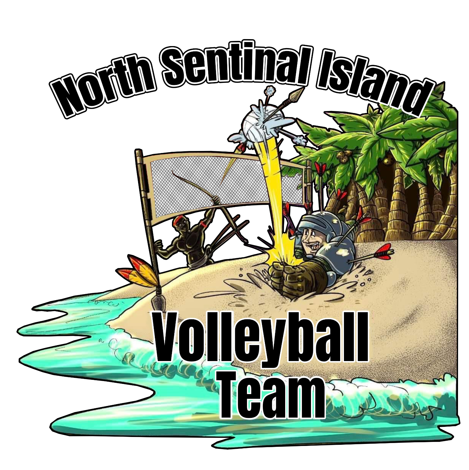 North Sentinel Island Volleyball