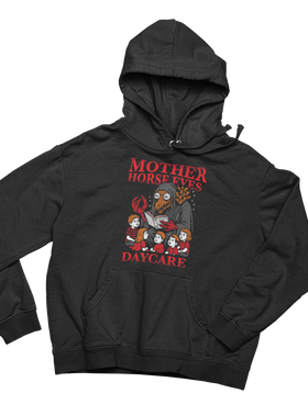 Mother Horse Eyes Daycare Hoodie