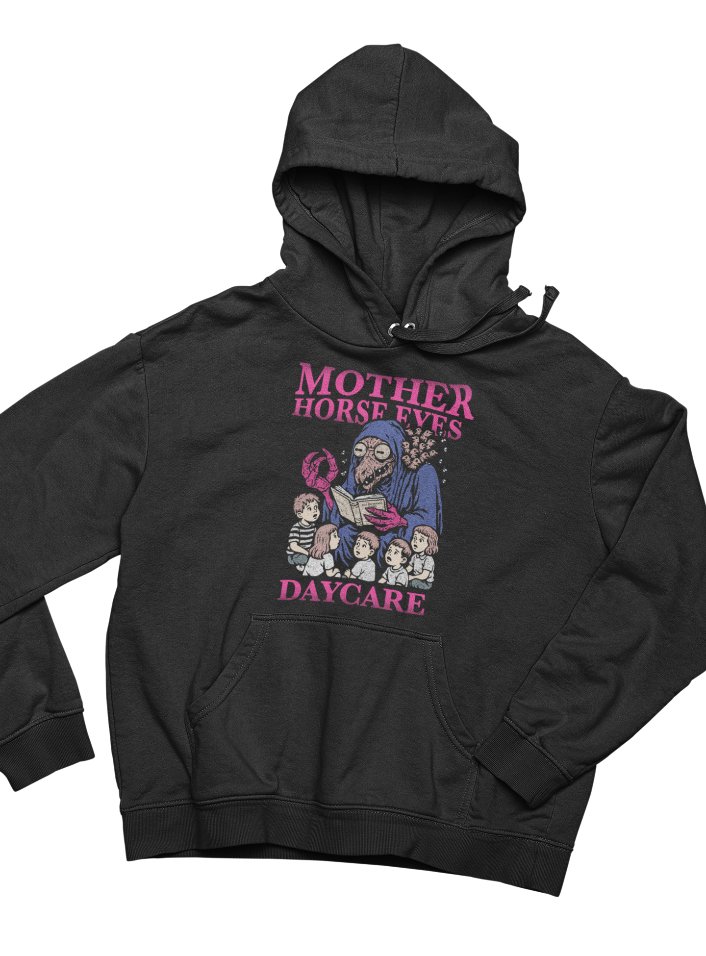 Mother Horse Eyes Daycare Hoodie - 0