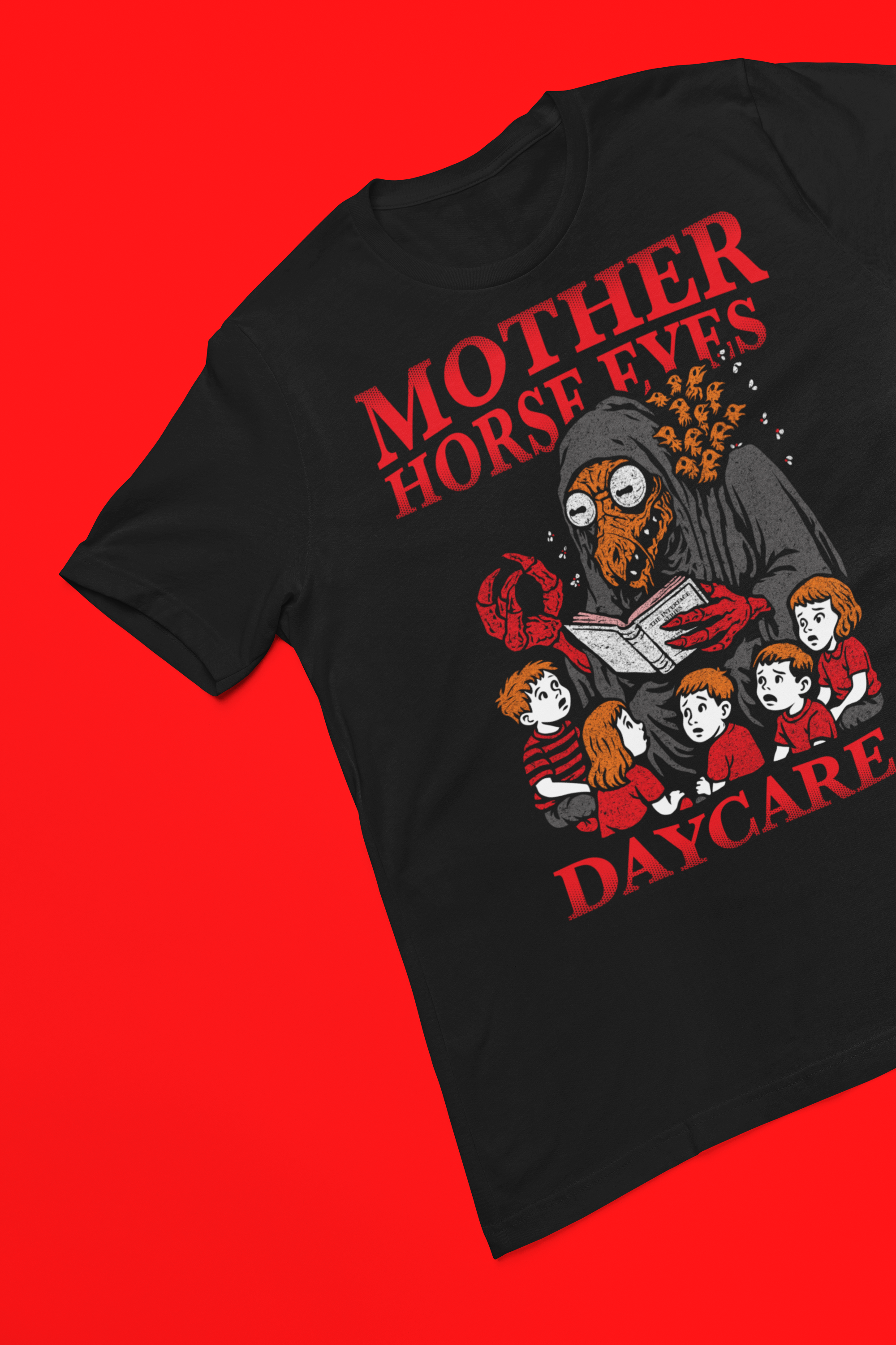 Mockup of a round neck bella canvas t shirt placed on a solid surface m33372 1