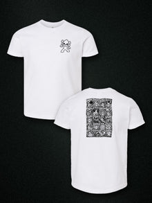 Nephy Comic Book Collage – Youth Tee (Tultex 235) – White