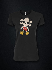 Nephy Toon Skull Tee – Women's Slim (Tultex 213) – Black