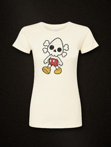Nephy Toon Skull Tee – Women's Slim (Tultex 213) – Natural