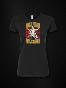 Andrija Puharich Public Enemy T-Shirt – Women's Slim (Tultex 213) – Black