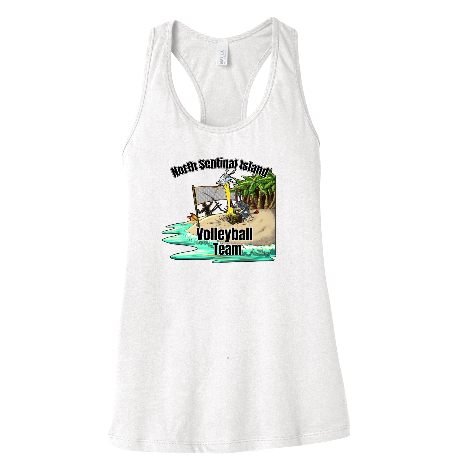 North Sentinel Island Volleyball T-Shirt