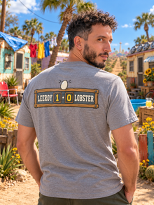 Nephy Co. Rant: Interrupted T-Shirt – heather gray unisex tee back view