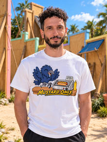 Nephy Co. Reserved for Leeroy T-Shirt – white unisex tee front view