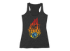 The Science Isn’t Settled Racerback Tank with bold graphic design