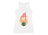 The Science Isn’t Settled Racerback Tank with bold graphic design
