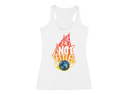 The Science Isn’t Settled Racerback Tank with bold graphic design