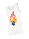 The Science Isn't Settled graphic tank top with bold text design